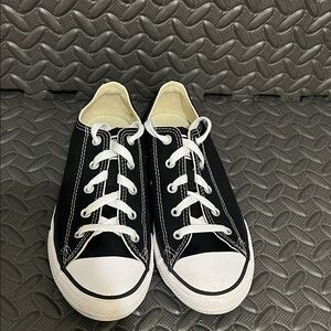 Converse Black & White Low-Top Kids Sneakers